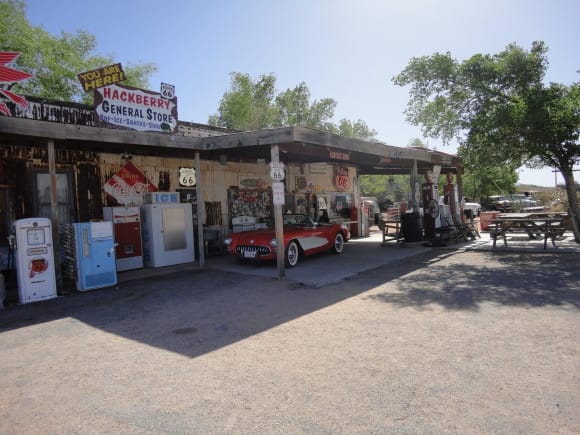 A Route 66 Gas Station ... and tourist shop