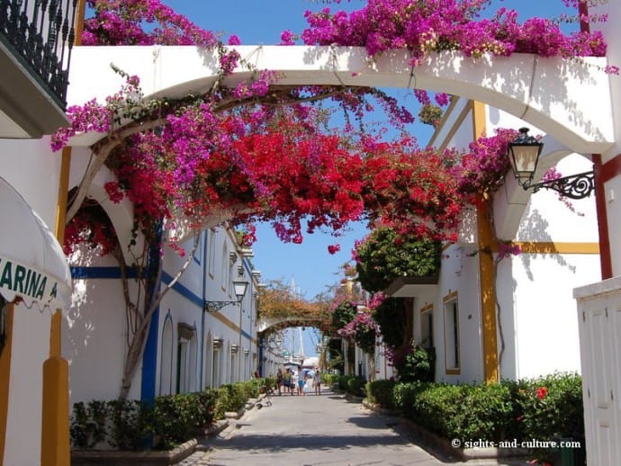The Streets of Puerto de Mogan